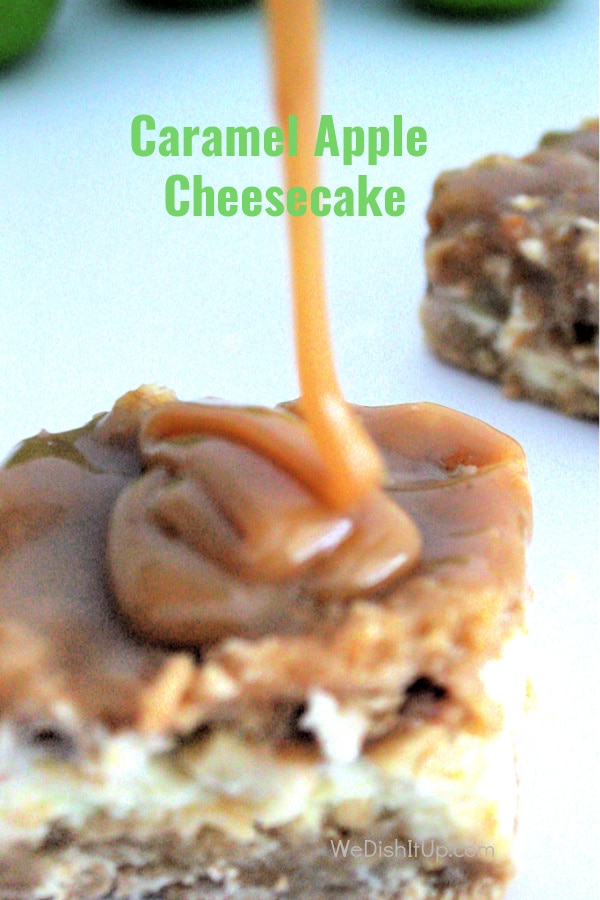 Caramel Apple Granny Cheesecake Bars Caramel Apple Granny Cheese