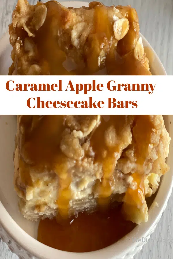 Caramel Apple Cheesecake Bars