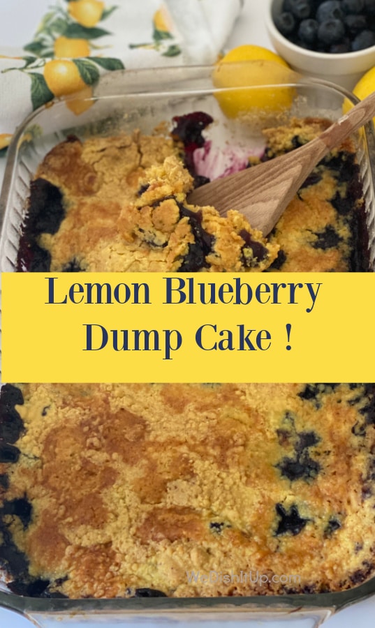 Blueberry Dump Cake 