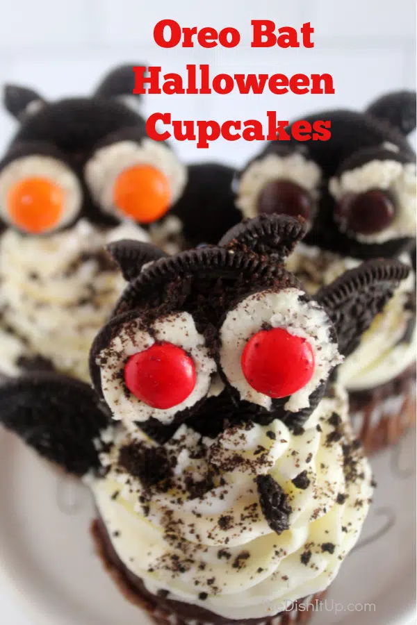 Oreo Bat Cupcakes