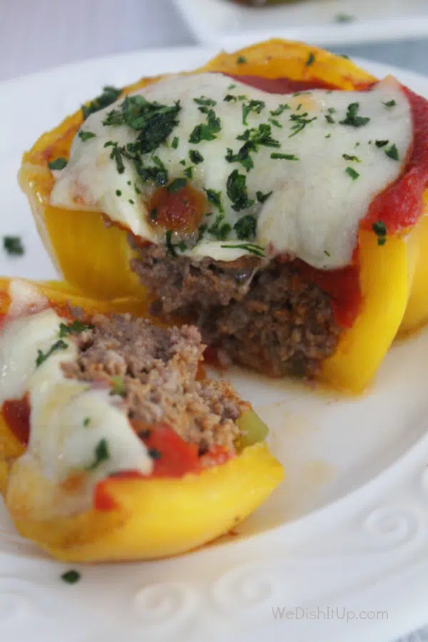 Meatloaf Stuffed Peppers