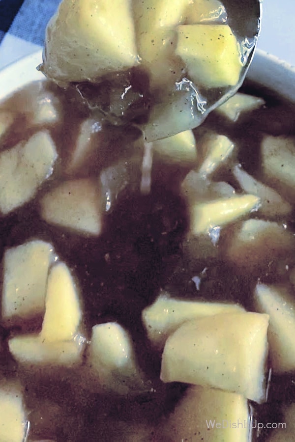 Apples with Laddle