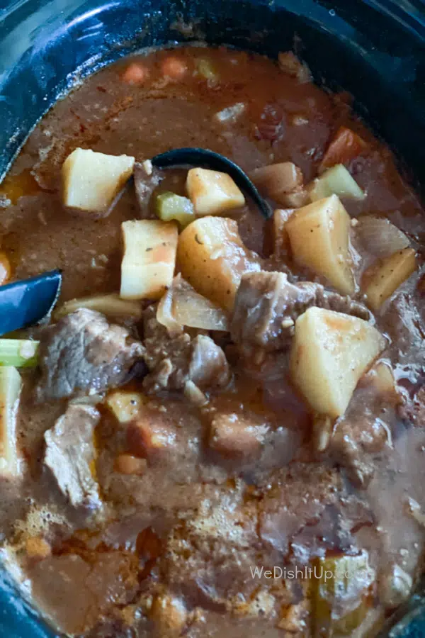 Stew in Crockpot 