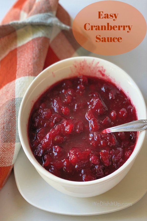 Easy Cranberry Sauce