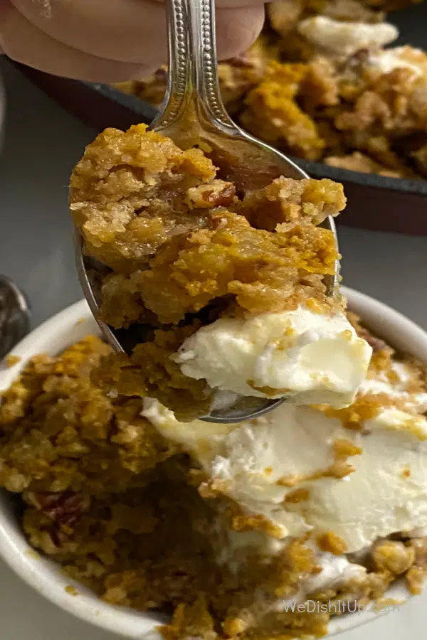 Pumpkin Crisp With Pecan Crumble Topping Pumpkin Crisp With Pecan