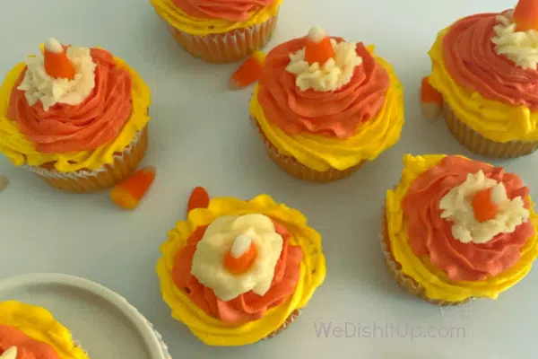 Candy Corn Cupcakes