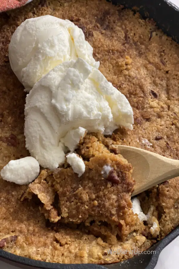 Pumpkin Crisp pecan crumble