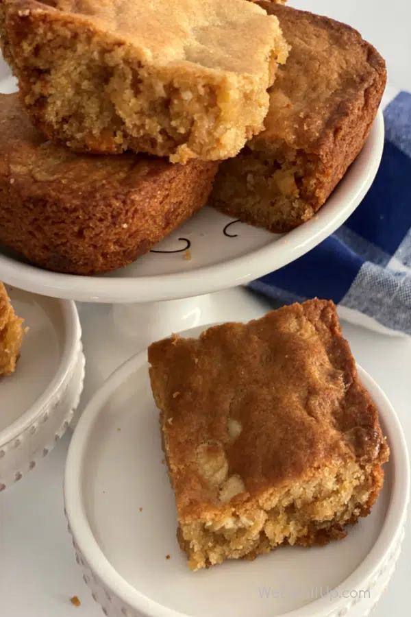 White Chocolate Chip Blondies