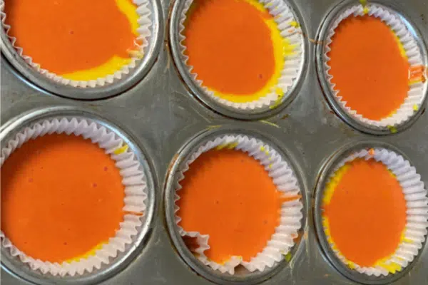 Candy Corn Cupcakes