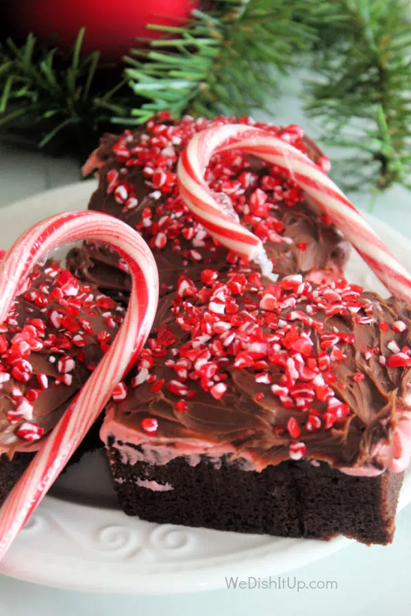 Peppermint Fudge Brownies