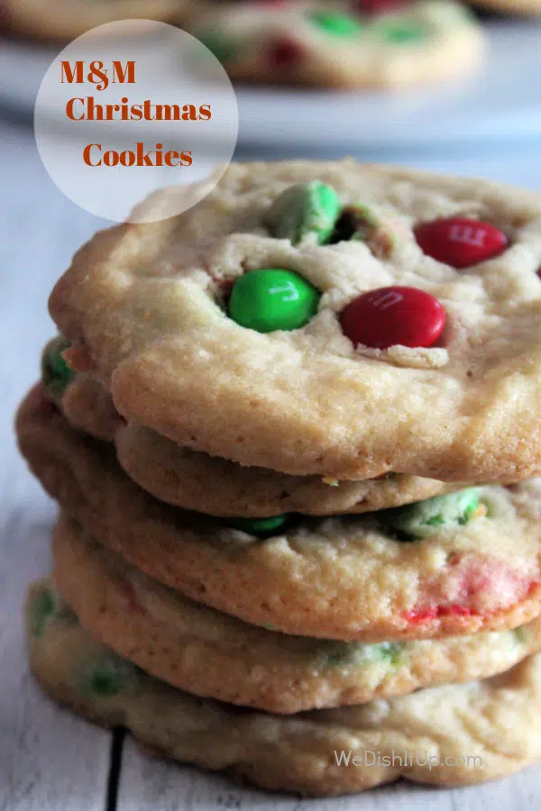 M&M Christmas Cookies