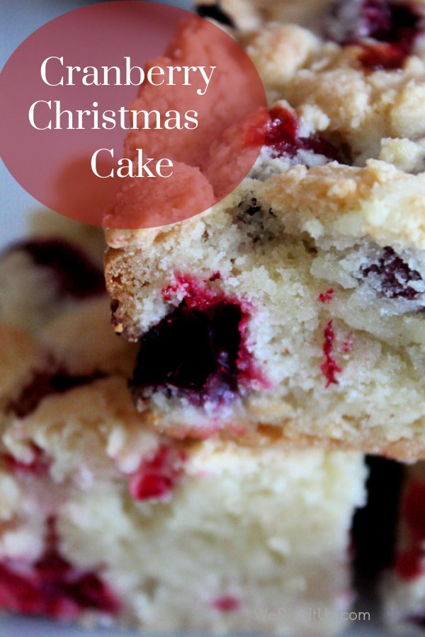The Best Cranberry Christmas Cake 