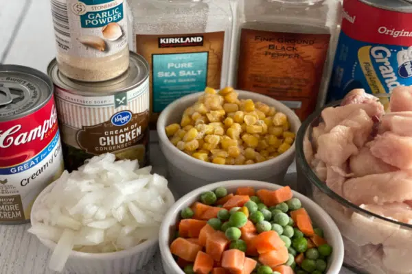 Ingredients for Pot Pie 