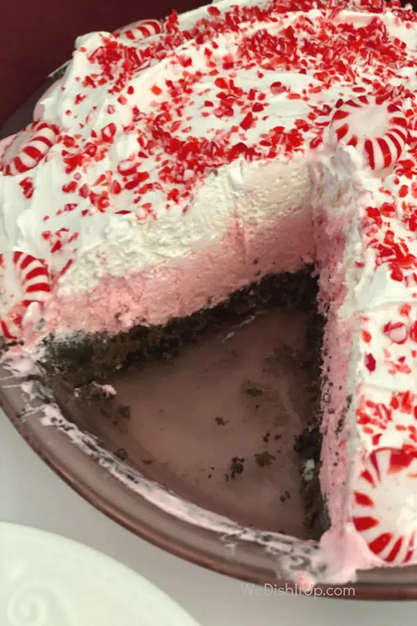 Peppermint partial pie