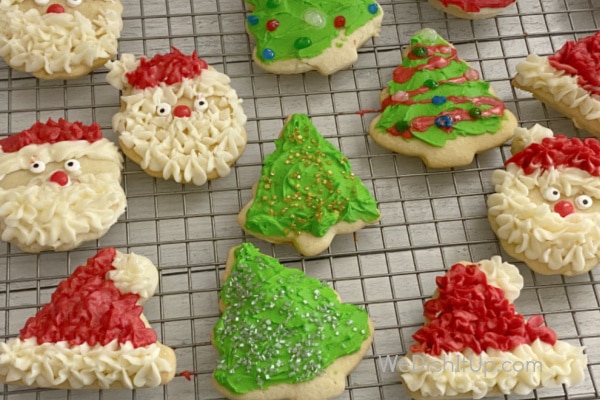 Sour Cream Sugar Christmas Cookie