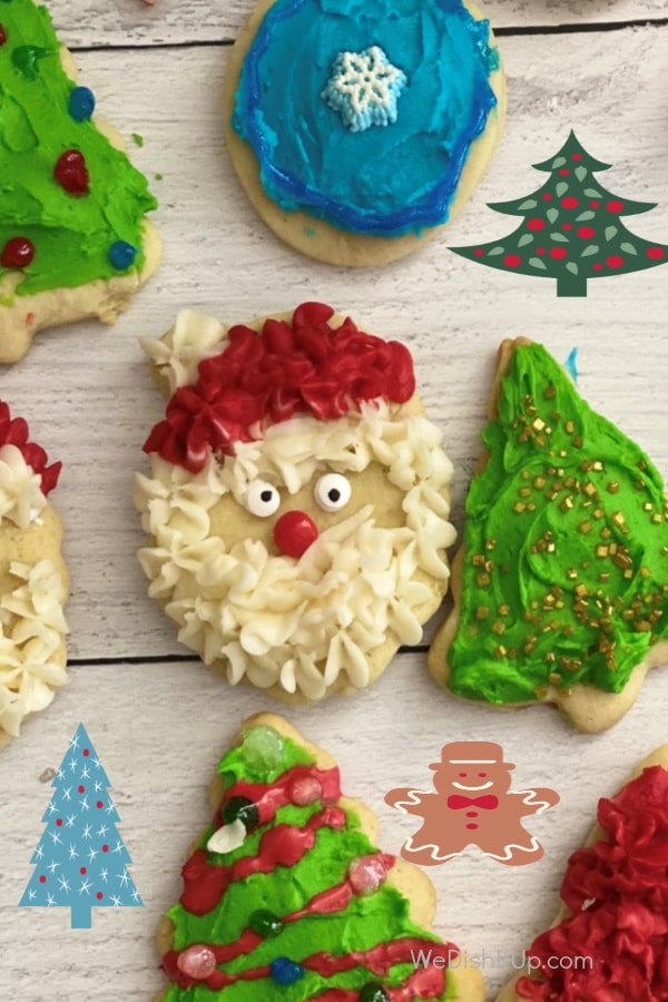 Sour Cream Sugar Christmas Cookies