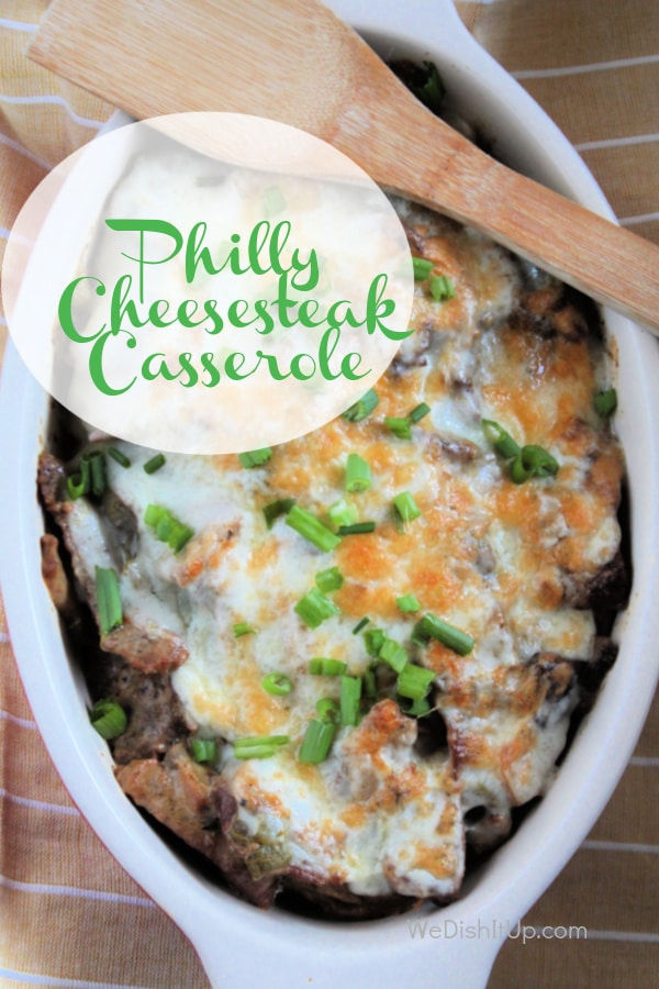 Philly Cheesesteak Casserole