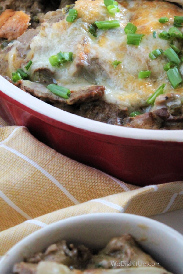 Philly Cheesesteak Casserole