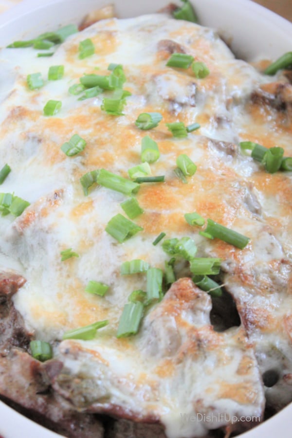 Philly Cheesesteak Casserole