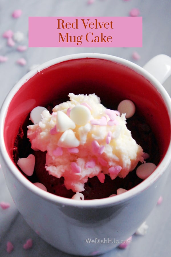 Red Velvet Mug Cake