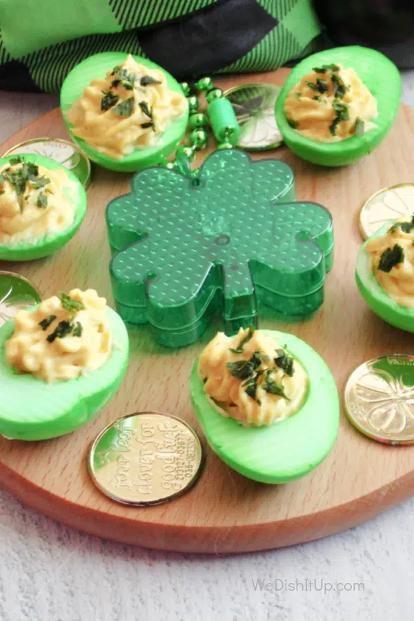 Luck of the Irish Deviled Eggs 