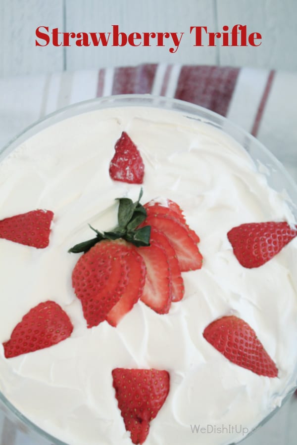 Strawberry Trifle Top View 