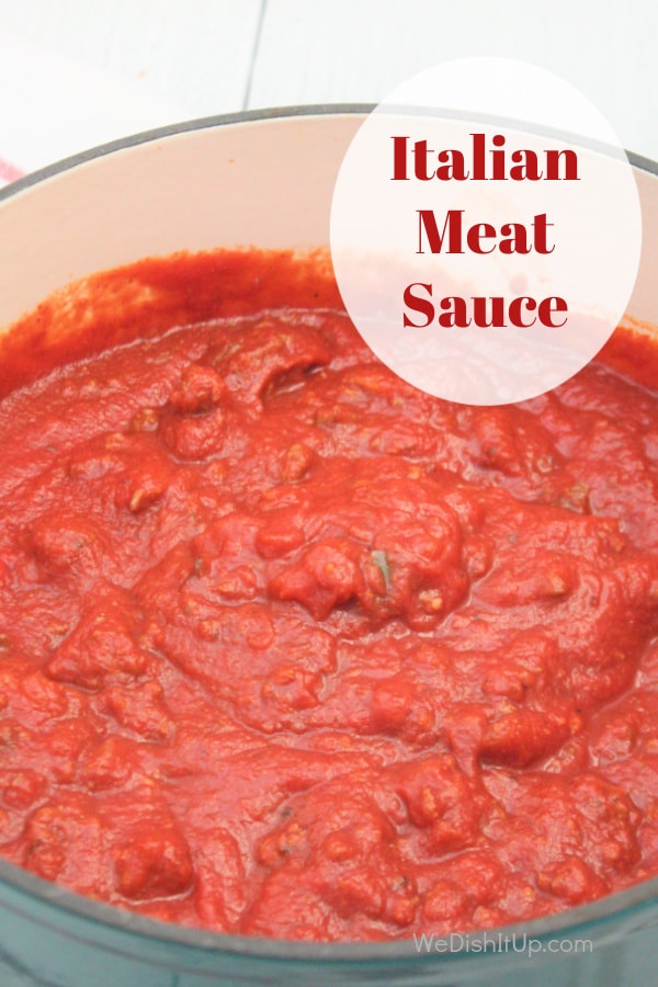Quick and Easy Italian Meat Sauce