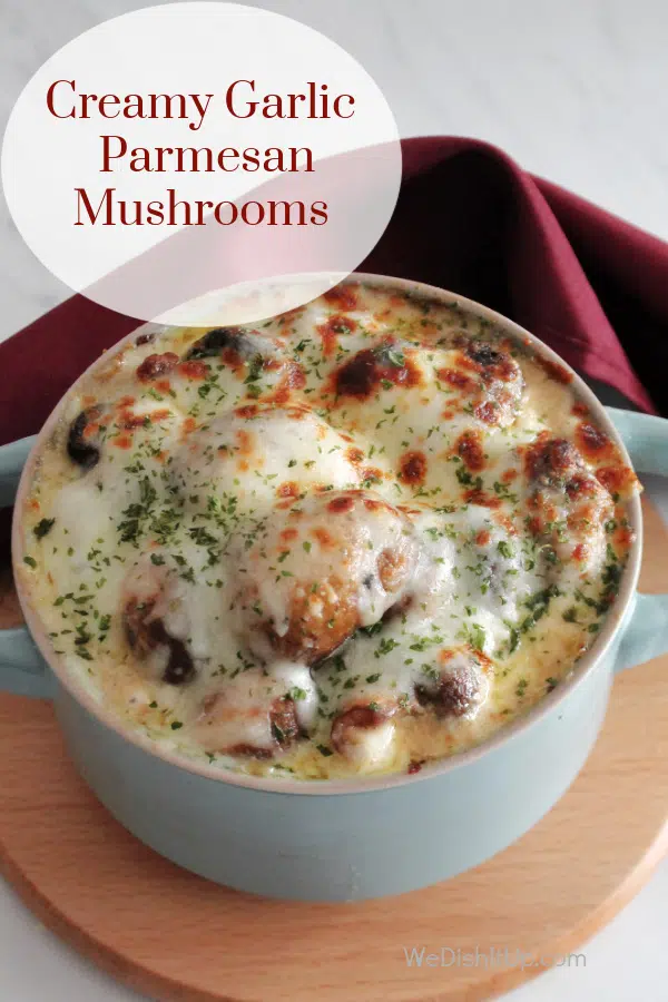 Extra Creamy Garlic Mushrooms