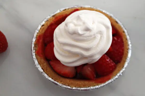 Strawberry Pie Ready to Serve