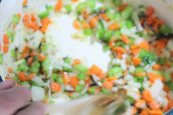 Sautéing Veggies