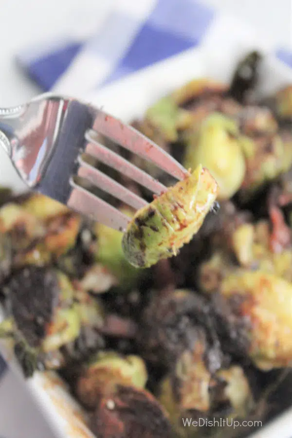 Brussel Sprouts on Fork 