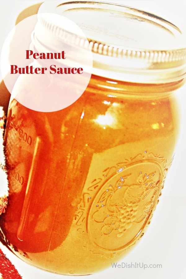 Peanut Butter Sauce