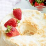 Angel Food Cake with Strawberries