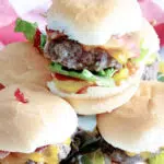 Air Fryer Cheeseburger Sliders