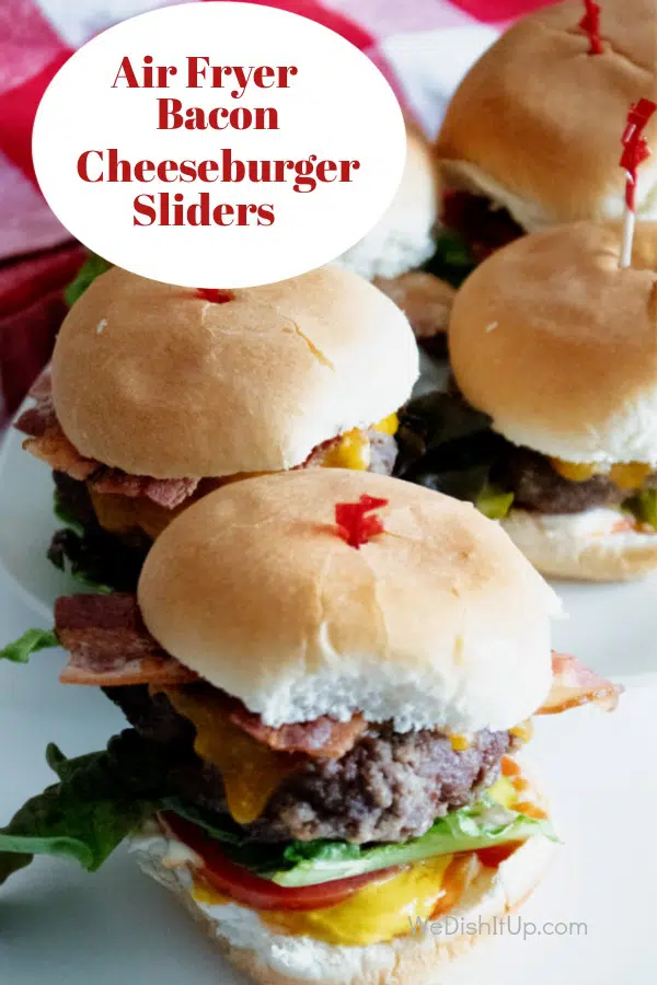 Air Fryer Cheeseburger Sliders 