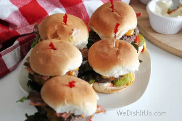 Bacon Cheeseburger Sliders 