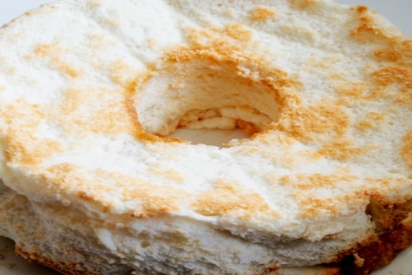 The Best Light and Fluffy Angel Food Cake Ready to Serve 
