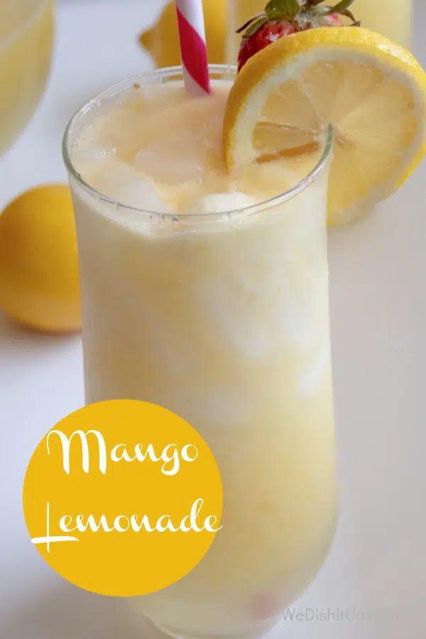 Easy Refreshing Homemade Mango Lemonade 