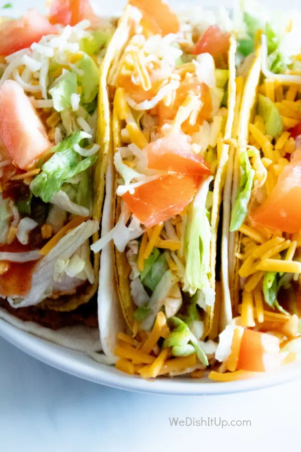 Easy Shredded Chicken Tacos 