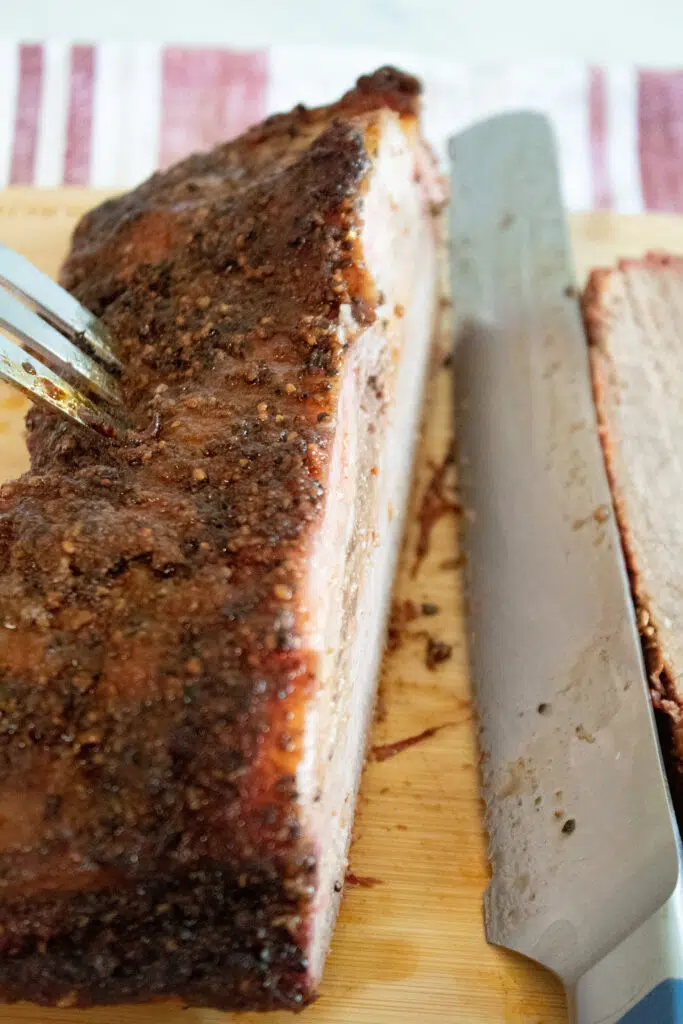 Cutting the Brisket 