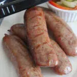 Sausages off the Grill