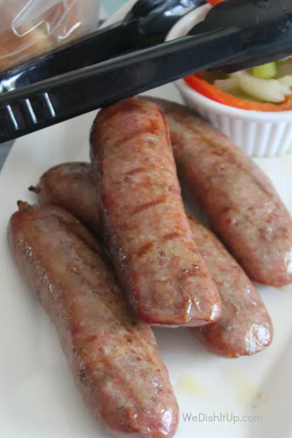 Sausage on Plate 