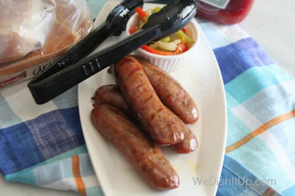 Sausages off the Grill 