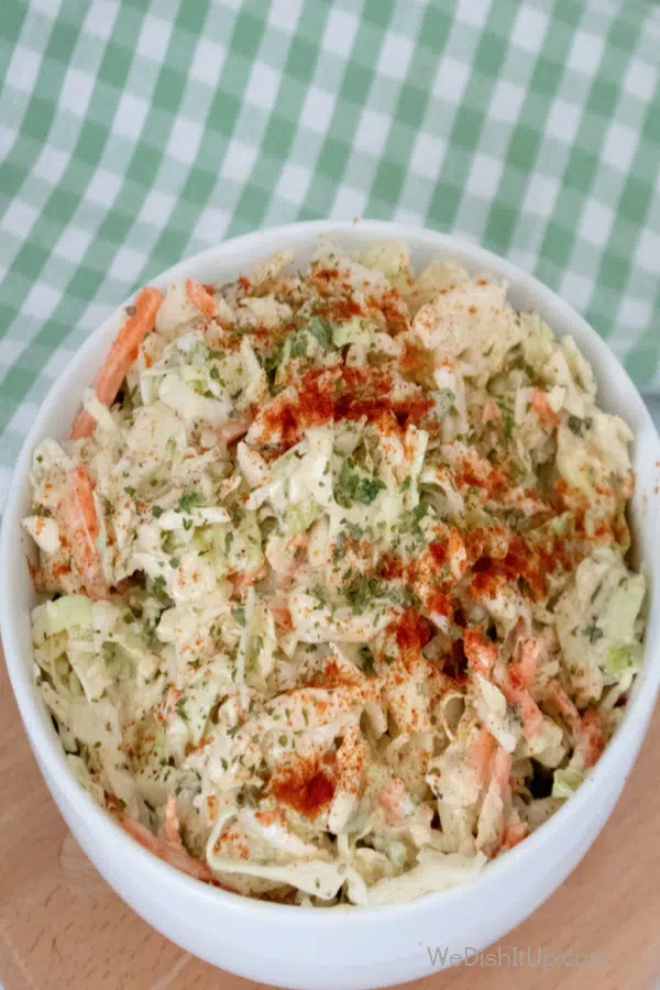 The Best Spicy Coleslaw