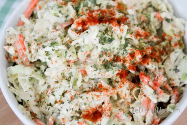 The Best Spicy Coleslaw 