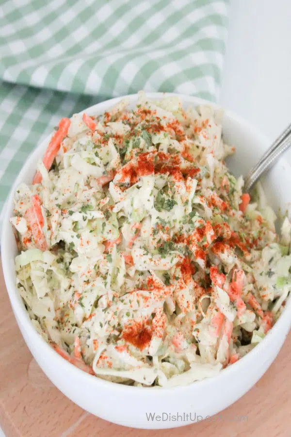 The Best Spicy Coleslaw