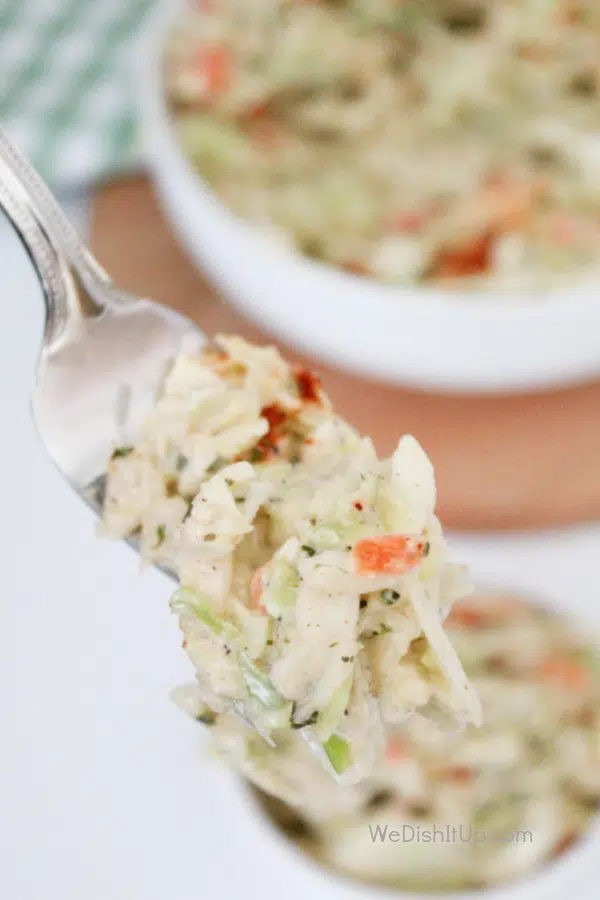 Slaw on Fork