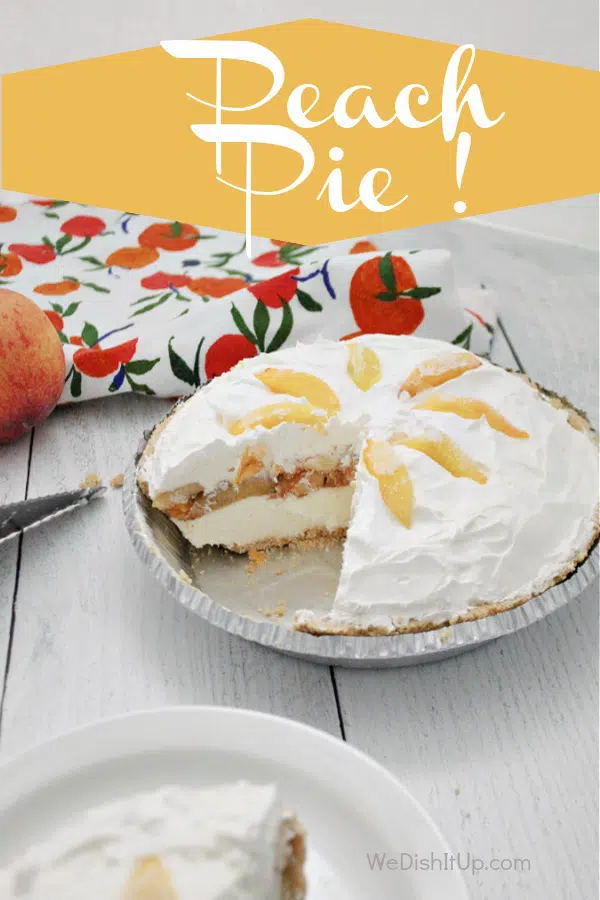 Easy No-Bake Peach Pie 