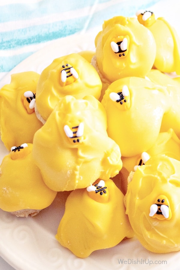 Bumble Bee Hive Cake Balls 