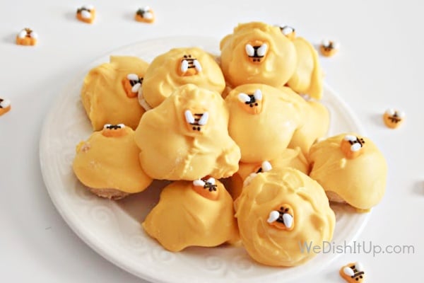 Bumble Bee Hive Cake Balls 